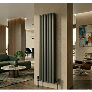 Aura Çelik  Radyatör 1800x456 Antrasit