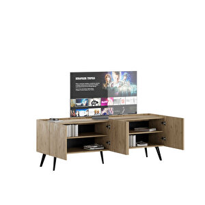 Luna 4 Kapaklı TV Ünitesi Florida Meşe