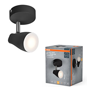 Pear Tekli Spot Siyah 1x4.3w 827