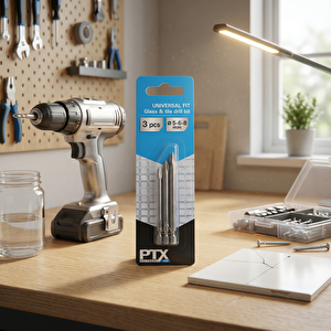 Üç Parça Cam ve Fayans Matkap Ucu Seti