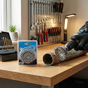 Boru Fırçası M14 70mm Düğümlü