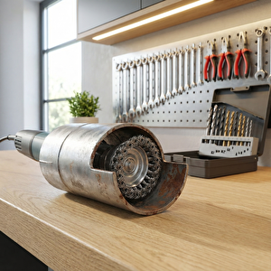 Boru Fırçası M14 70mm Düğümlü