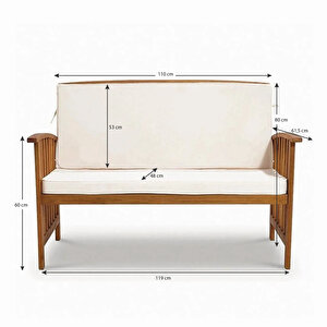 Kiwi Coffee Bahçe Oturma Seti