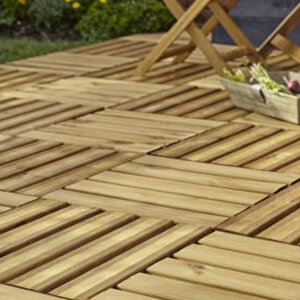 Ahşap Yer Döşemesi 40x40 cm