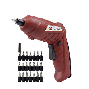 Promo Blister Akülü Vidalama + 24 Parça Aksesuar