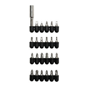 Promo Blister Akülü Vidalama + 24 Parça Aksesuar