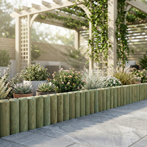 Bahçe Bordürü Yeşil