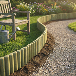 Bahçe Bordürü Yeşil