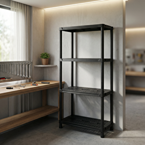 Plastik Raf Sistemi 4 Katlı