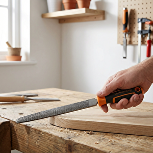 Yarım Yuvarlak Törpü İnce 200 mm