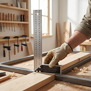 Opp Ayarlı Gönye 300mm