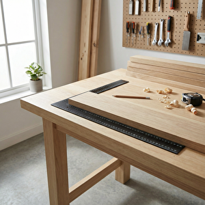 Çift Taraflı Gönye 600x400 mm