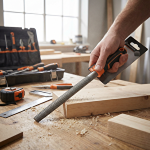 Yarım Yuvarlak Törpü Orta 200 mm