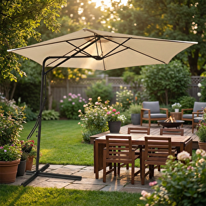 Garden Yandan Kollu Şemsiye
