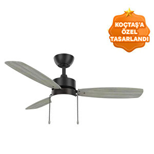 Classy 3 Kanatlı Led Siyah 111Cm Tavan Vantilatörü