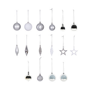 40'lı Karışık Süs Gümüş