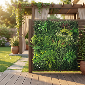 Yaprak Çit Renkli Çayır 100*100