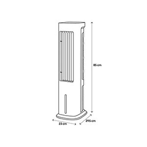 Evaporatıf Soğutucu Kule Tipi 55W , 5L