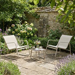 Malaga Sallanır Bistro Oturma Seti