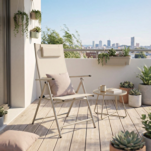 Miami 2'li Metal Sandalye