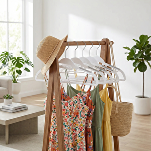 6lı Kaydırmaz Askı