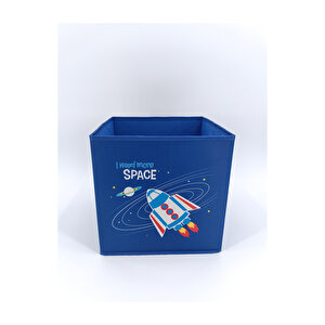 Space Kutu 27x27x27 Cm Mavi