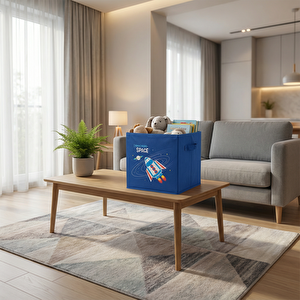 Space Kutu 27x27x27 Cm Mavi