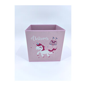 Unicorn Kutu 27x27x27 Cm Pembe