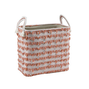 Dekoratif Sepet Turuncu 36x26x30 Cm