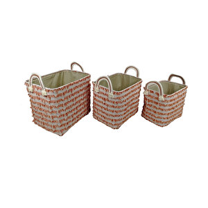 Dekoratif Sepet Turuncu 32x22x26 Cm