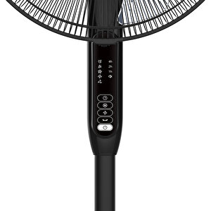 40 cm Kumandalı Ayaklı Vantilatör Siyah