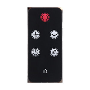 Kule Tipi Kumandalı Siyah Vantilatör 45w