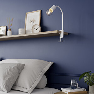 Ghlin Beyaz Masa Lambası E27