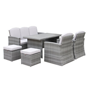Albera Rattan Yemek Seti