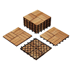 30x30 AHŞAP YER KAROSU - 12 SLAT