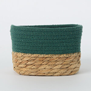 Renkli Hasır Sepet S