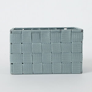 Plastik Örme Sepet Gri S