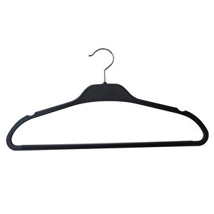 6 Lı Soft Touch Askı Sıyah