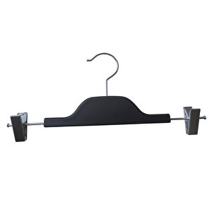 2 Lı Soft Touch Etek Askısı Sıyah