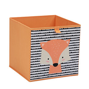 Tilki Desenli Kutu 27*27 cm