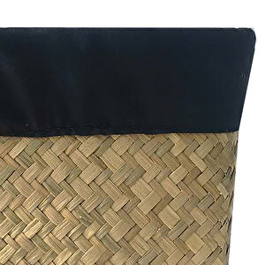 Doğal Hasır Seagrass Kutu 25*25*20