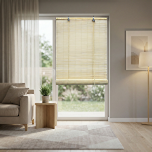 Opp Ahşap Stor Perde 80x180 Bej