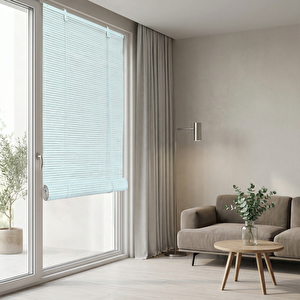 Ahşap Stor Perde Beyaz 60x180 cm