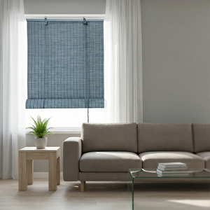 Ahşap Stor Perde Gri 60x180 cm