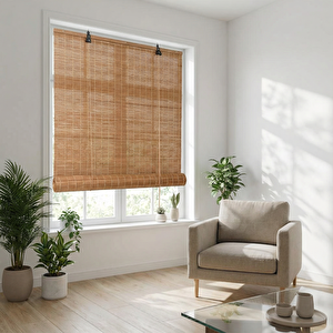 Ahşap Stor Perde Bambu 80x180 cm