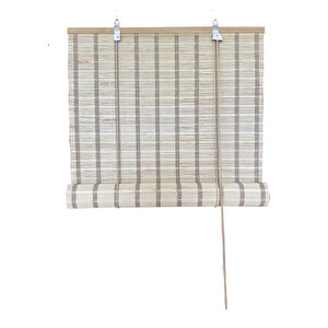 Ahşap Stor Perde 80x180 Krem