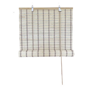Ahşap Stor Perde 100x180 Krem