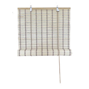Ahşap Stor Perde 120x180 Krem