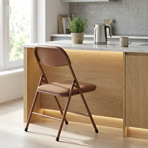 New Nulla Katlanır Sandalye Kiremit