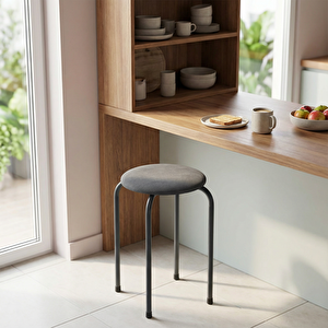 New Nulla Tabure Nubuk Gri